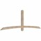 Ekena Millwork Bellingham Smooth Timber Gable Bracket, Douglas Fir, 108"W x 36"H x 3 1/2"D x 3 1/2"F, 8/12 Pitch GBW108X36X0404BEL00SDF - alternate 4